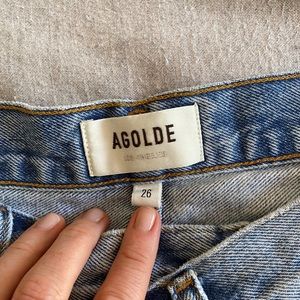 Agolde denim shorts